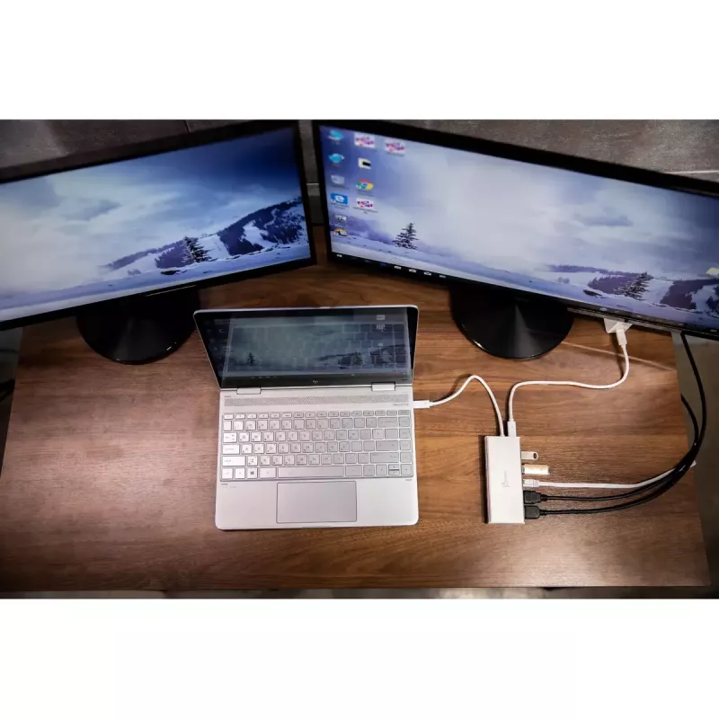 j5create JCD381-N USB Type-C™ Dual HDMI Mini dokk - Ethernet / USB 3.1 jaotur / PD2.0
