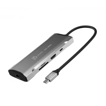 j5create JCD393 4K60 Elite USB-C® 10Gbps Mini dokk, kosmosehall