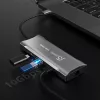 j5create JCD393 4K60 Elite USB-C® 10Gbps Mini dokk, kosmosehall