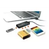 USB-hub j5create JUH340 4-port USB 3.0 must alumiinium
