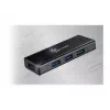 USB-hub j5create JUH340 4-port USB 3.0 must alumiinium