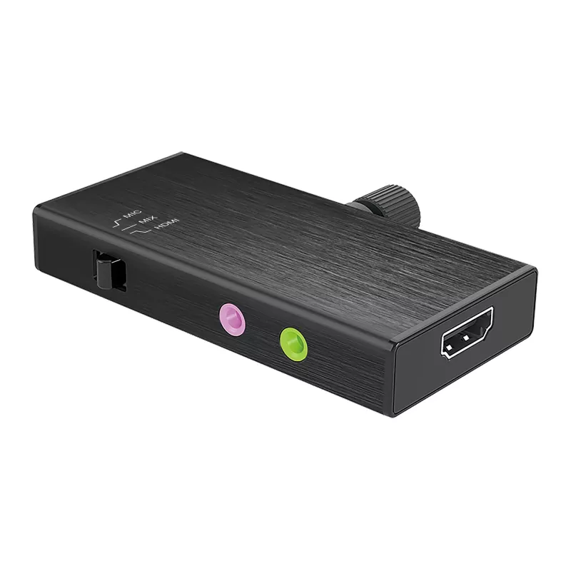 j5create JVA02 otsepildiadapter HDMI™ USB-C™-le koos toiteedastusega, must