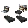 j5create JVA02 otsepildiadapter HDMI™ USB-C™-le koos toiteedastusega, must