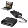 j5create JVA02 otsepildiadapter HDMI™ USB-C™-le koos toiteedastusega, must
