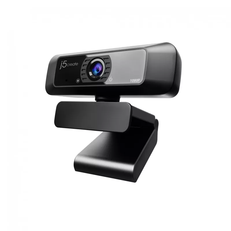 j5create JVCU100 USB™ HD veebikaamera 360° pöördega, 1080p videopildistuse resolutsioon, Must