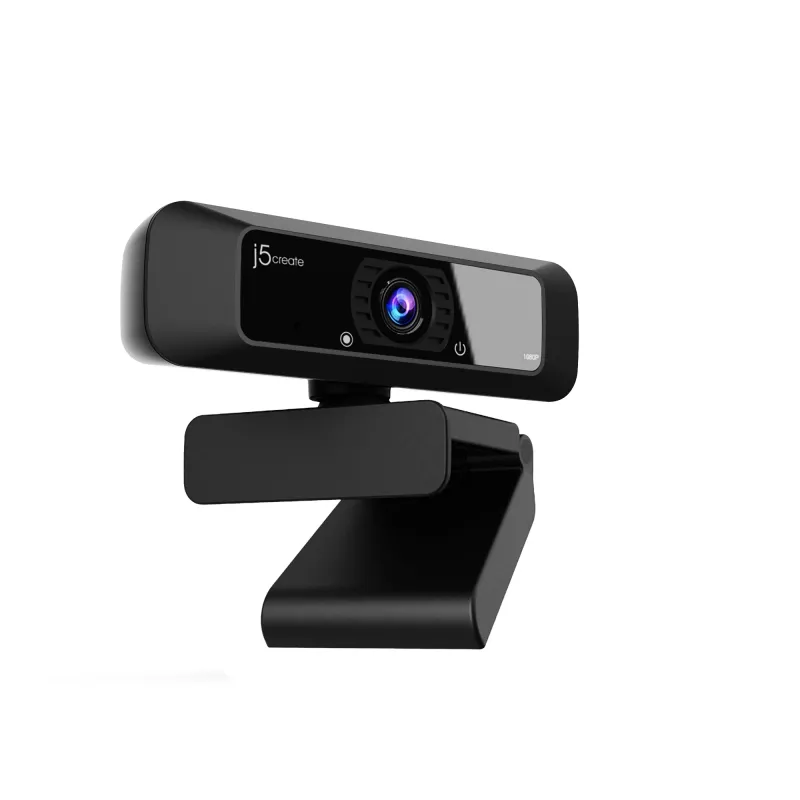 j5create JVCU100 USB™ HD veebikaamera 360° pöördega, 1080p videopildistuse resolutsioon, Must