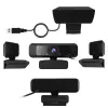 j5create JVCU100 USB™ HD veebikaamera 360° pöördega, 1080p videopildistuse resolutsioon, Must