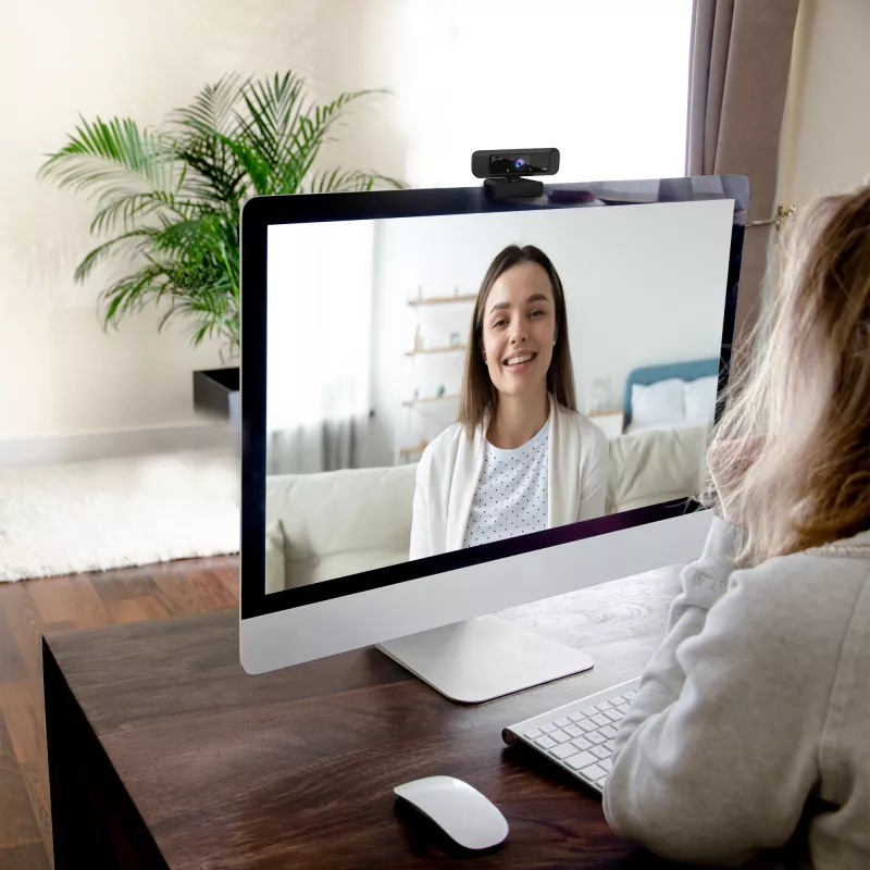 j5create JVCU100 USB™ HD veebikaamera 360° pöördega, 1080p videopildistuse resolutsioon, Must