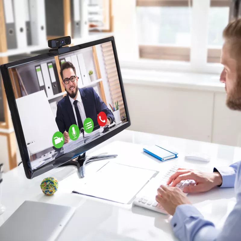 j5create JVCU100 USB™ HD veebikaamera 360° pöördega, 1080p videopildistuse resolutsioon, Must