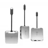 j5create JCD391 4K60 Elite USB-C® PD mitmepordiadapter, hõbedane