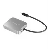 j5create JCD391 4K60 Elite USB-C® PD mitmepordiadapter, hõbedane