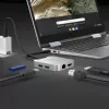 j5create JCD391 4K60 Elite USB-C® PD mitmepordiadapter, hõbedane