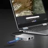 j5create JCD391 4K60 Elite USB-C® PD mitmepordiadapter, hõbedane