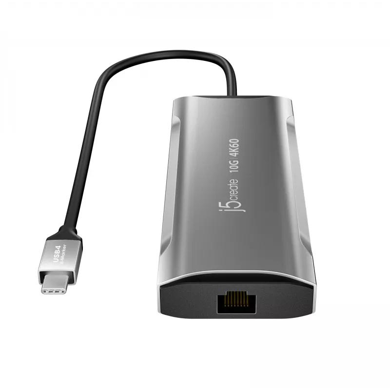 j5create JCD392 4K60 Elite USB-C® 10Gbps Travel Dock, kosmosehall