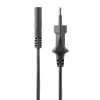 StarTech.com 3m sülearvuti toitekaabel, EU-pistik C7-pessa, 2,5 A 250 V, 18AWG, sülearvuti asenduskaabel, printeri toitekaabel, sülearvuti laadimiskaabel, sülearvuti toiteadapteri kaabel, must