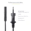 StarTech.com 3m sülearvuti toitekaabel, EU-pistik C7-pessa, 2,5 A 250 V, 18AWG, sülearvuti asenduskaabel, printeri toitekaabel, sülearvuti laadimiskaabel, sülearvuti toiteadapteri kaabel, must