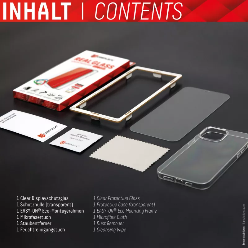 Displex ekraanikaitseklaas ja ümbris Apple iPhone 14 Plus karastatud klaas