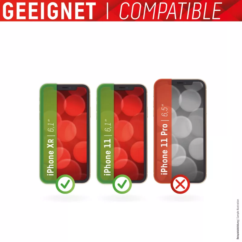 Displex Smart Glass (9H) Apple iPhone XR/11, paigalduskleebis, purunematu, üliõhuke, nähtamatu