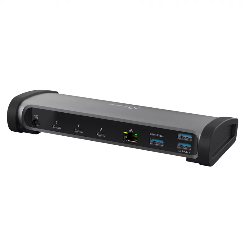 j5create JTD562 - 8K Thunderbolt™ 4 dokkimisjaam - EL, Juhtmega, Thunderbolt 4, 96 W, 3,5 mm, 10,100,1000 Mbit/s, Hall