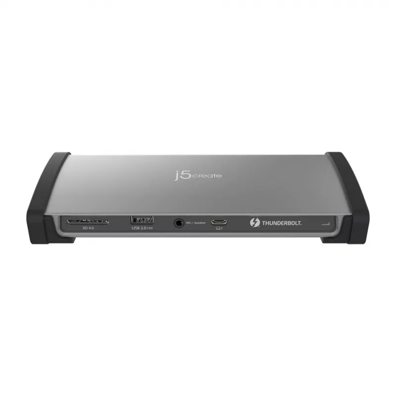 j5create JTD562 - 8K Thunderbolt™ 4 dokkimisjaam - EL, Juhtmega, Thunderbolt 4, 96 W, 3,5 mm, 10,100,1000 Mbit/s, Hall