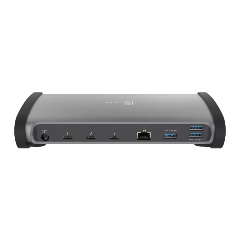 j5create JTD562 - 8K Thunderbolt™ 4 dokkimisjaam - EL, Juhtmega, Thunderbolt 4, 96 W, 3,5 mm, 10,100,1000 Mbit/s, Hall