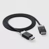 ALOGIC FUDP2-SGR DisplayPorti kaabel 2 m Hall Must