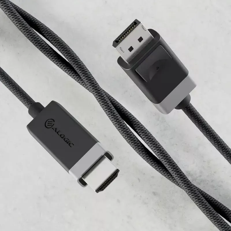 ALOGIC FUDPHD2-SGR video kaabliadapter 2 m DisplayPort HDMI Must Hall