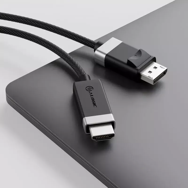 ALOGIC FUDPHD2-SGR video kaabliadapter 2 m DisplayPort HDMI Must Hall