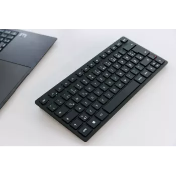 CHERRY KW 9200 MINI klaviatuur universaalne USB + RF juhtmevaba + Bluetooth QWERTY Põhjamaade must