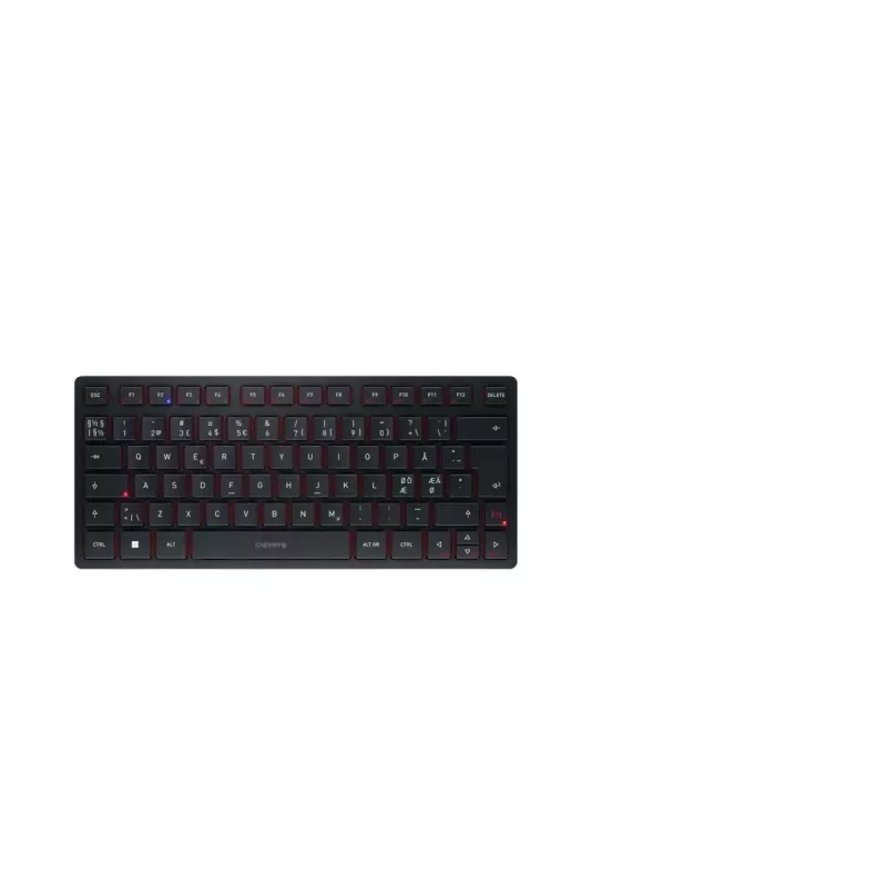 CHERRY KW 9200 MINI klaviatuur universaalne USB + RF juhtmevaba + Bluetooth QWERTY Põhjamaade must