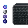 Logitech MX Keys S klaviatuur universaalne RF-juhtmevaba + Bluetooth AZERTY Belgia grafiit