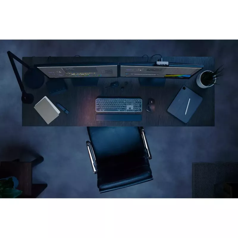 Logitech MX Keys S klaviatuur universaalne RF-juhtmevaba + Bluetooth AZERTY Belgia grafiit