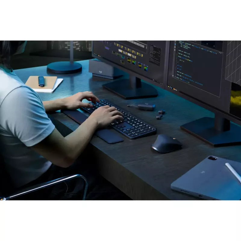 Logitech MX Keys S klaviatuur universaalne RF-juhtmevaba + Bluetooth AZERTY Belgia grafiit