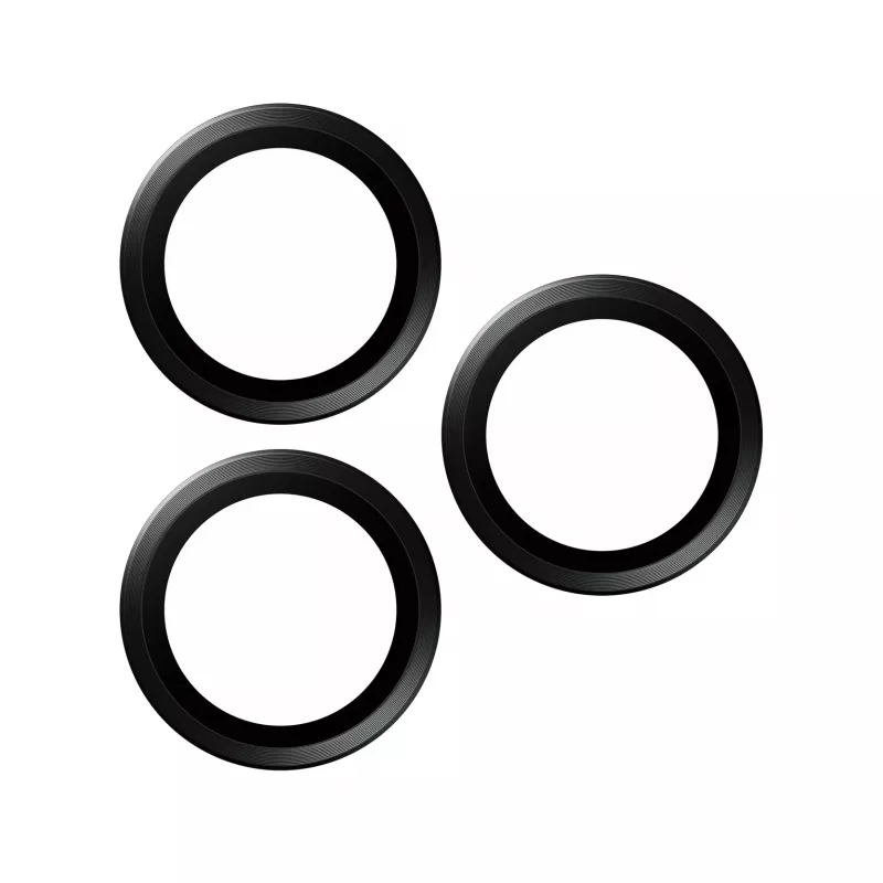 PanzerGlass ® Hoops® metallist kaamera objektiivikaitse must iPhone 15 Pro | 15 Pro Max