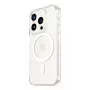PanzerGlass ® HardCase Transparent w. Valge MagSafe & D3O® iPhone 15 Pro