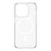 PanzerGlass ® HardCase Transparent w. Valge MagSafe & D3O® iPhone 15 Pro