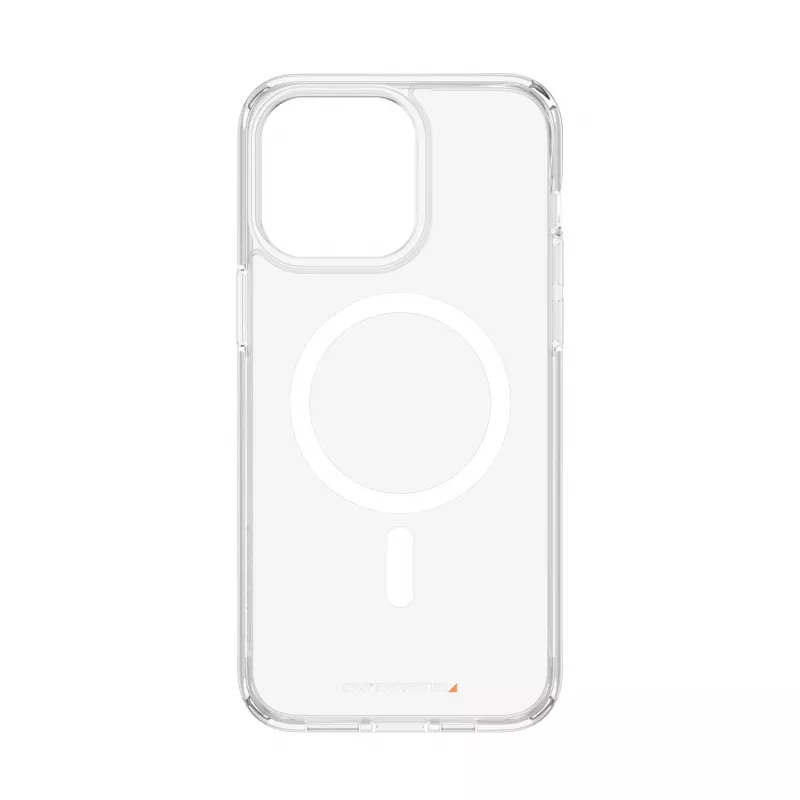 PanzerGlass ® HardCase läbipaistev valge MagSafe ja D3O®-ga iPhone 15 Pro Max