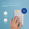 R-Go Tools numbriklahvistik R-Go Numpad Break, ergonoomiline numbriklahvistik koos pausitarkvaraga, bluetooth, valge