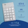 R-Go Tools numbriklahvistik R-Go Numpad Break, ergonoomiline numbriklahvistik koos pausitarkvaraga, bluetooth, valge