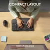 Logitech Wave Keys for Business ergonoomiline klaviatuur, täissuuruses, juhtmevaba