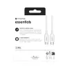 mophie essentials laadimiskaablid | 1M USB-kaabel USB 2.0 USB C valge