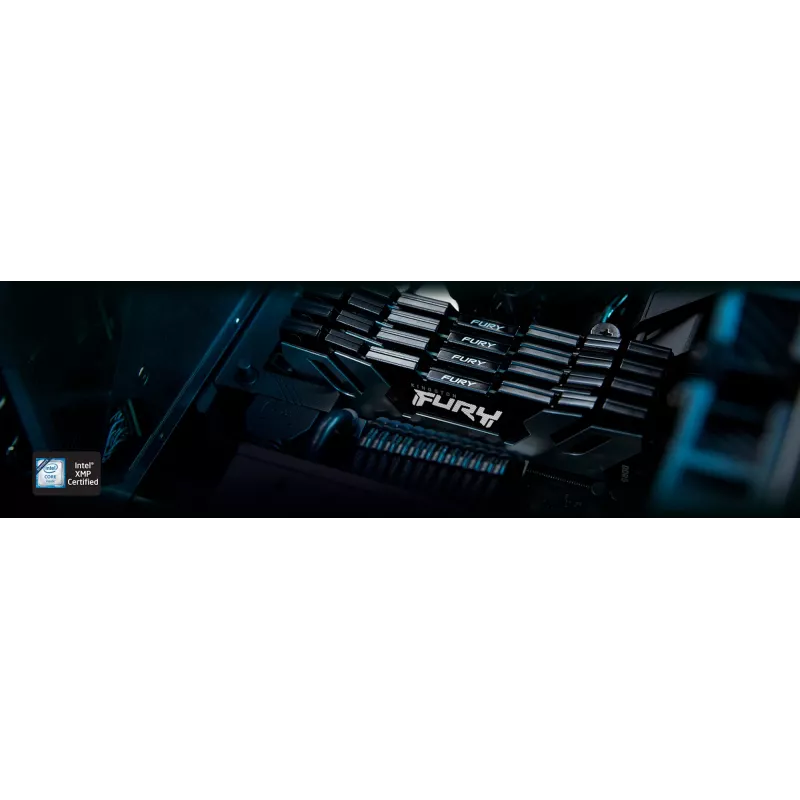 Kingston Technology FURY 24GB 7200MT/s DDR5 CL38 DIMM Renegade Silver XMP