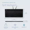 R-Go Tools Ergonoomiline klaviatuur R-Go Split Break pausitarkvaraga, ergonoomiline poolitatud klaviatuur, QWERTZ (DE), Bluetooth, must