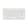 R-Go Tools Ergonoomiline klaviatuur R-Go Compact Break, kompaktklaviatuur pausitarkvaraga, QWERTZ (DE), Bluetooth, valge