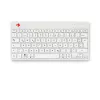 R-Go Tools Ergonoomiline klaviatuur R-Go Compact Break, kompaktklaviatuur pausitarkvaraga, QWERTZ (DE), Bluetooth, valge