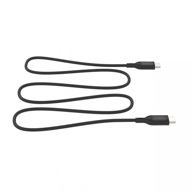 USB-C to USB-C laadimiskaabel 1 m — Zagg International mophie essentials, USB 2.0, Must