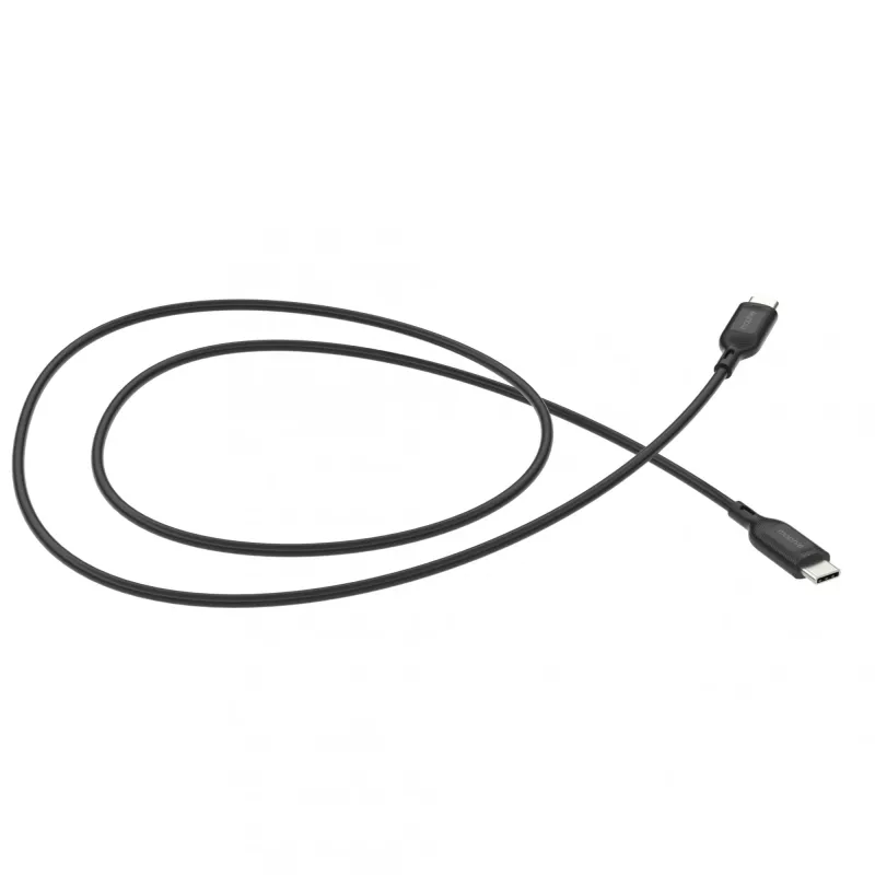USB-C to USB-C laadimiskaabel 1 m — Zagg International mophie essentials, USB 2.0, Must