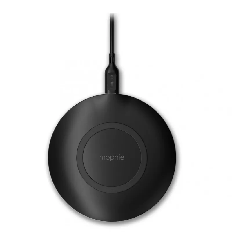mophie essentials juhtmevaba laadimisalus 15W Nutitelefon Must USB Siseruumides