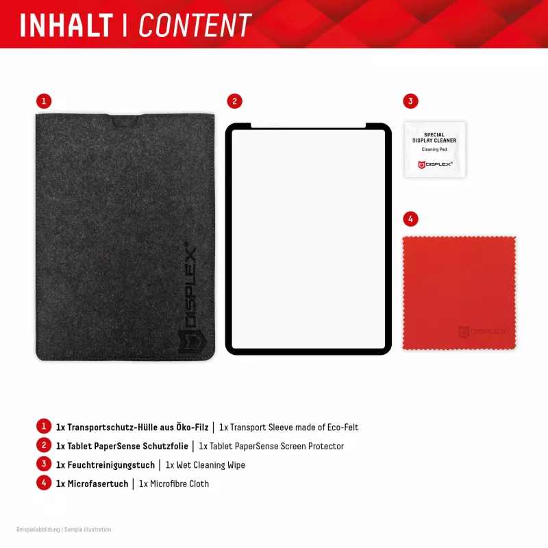 Displex TABLET PAPERSENSE iPad Pro 11'' (1./2./3./4. Gen.)/Air (4./5. Gen.) jaoks, eemaldatav kirjutamis- või joonistamiskile paberitundega