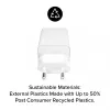 Toiteadapter Zagg 50W 2x USB-C Valge — Zagg mophie essentials